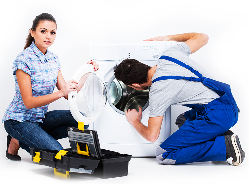 Картинка Мастера по ремонту стиральных машин на дому ищущего неисправность Фото мастера по ремонту стиральных машин на дому